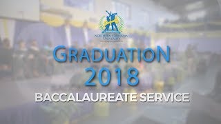 NCU GRADUATION 2018 - BACCALAUREATE SERVICE | LIVE STREAM