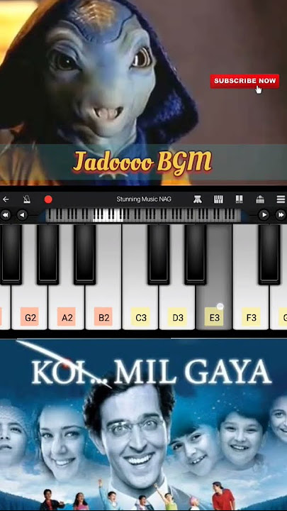 Jadu Music Koi Mil Gaya On Piano #shorts