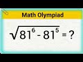 No Calculator! | Solve This Olympiad Algebra Problem #viral #viralvideo