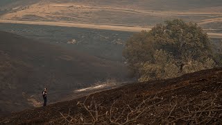 See scenes of fire destruction in Solano County from the LNU Lightning Complex wildfire