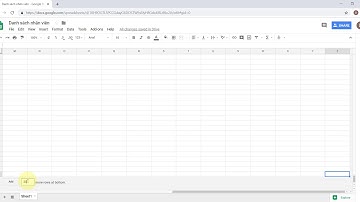 Cách thêm mới nhiều dòng trong Google Sheets