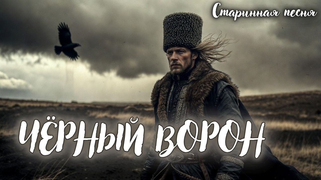 Чёрный ворон 🖤 Старинная казачья песня | Душевная версия