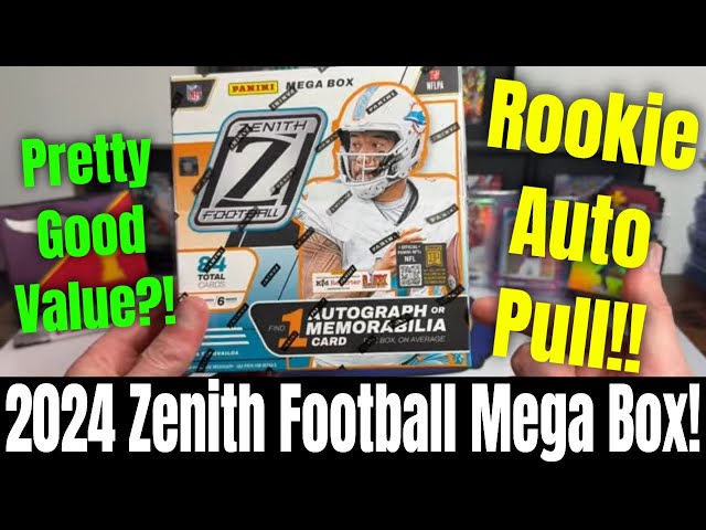 This 2024 Zenith Football Mega Box Was Actually Fun!! Good Value