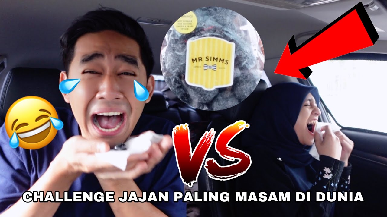 CHALLENGE JAJAN PALING MASAM DI DUNIA 😱 BLACK DEATH THE MOST SOUREST CANDY IN THE WORLD 😈