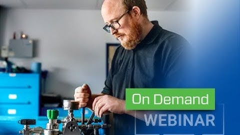 Webinar: Four Ways to Achieve Top Performance in Your Fluid System