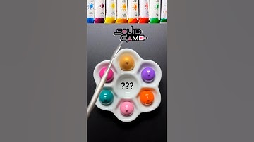 Guess the mixed colors of squid Game #colormixing #shorts #colorfusiontv