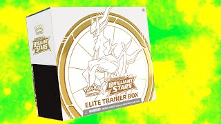 Opening Pokemon TCG Cards Brilliant Stars Elite Trainer Box Black Friday Sale