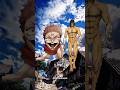 Thukuna vs Aot Titans 💀🥶 Titans can Survive 😤 #anime #shorts #aot #jjk