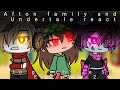 Afton family and Glitchtale react to glitchtale S2 ep 6 part 2