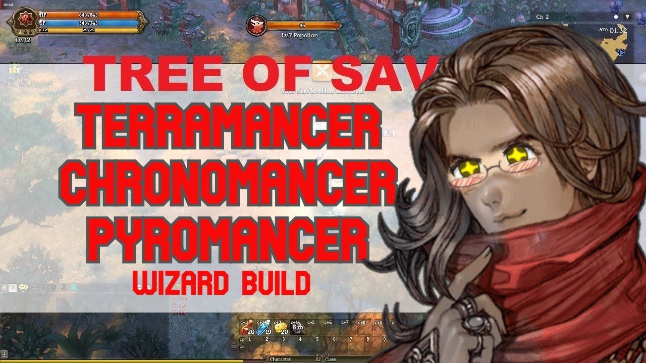 tree of savior chronomancer  New 2022  TOS BUILD - Terramancer Pyromancer Chronomancer