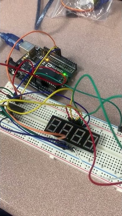 Arduino 4-digit Seven Segment Display - YouTube