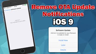 iOS 9: How to Remove OTA Update Notifications Without Jailbreaking