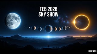 Don’t Miss These Rare Space Events in February 2026 🌕☀️ | Snow Moon, Solar Eclipse & Planet Parade