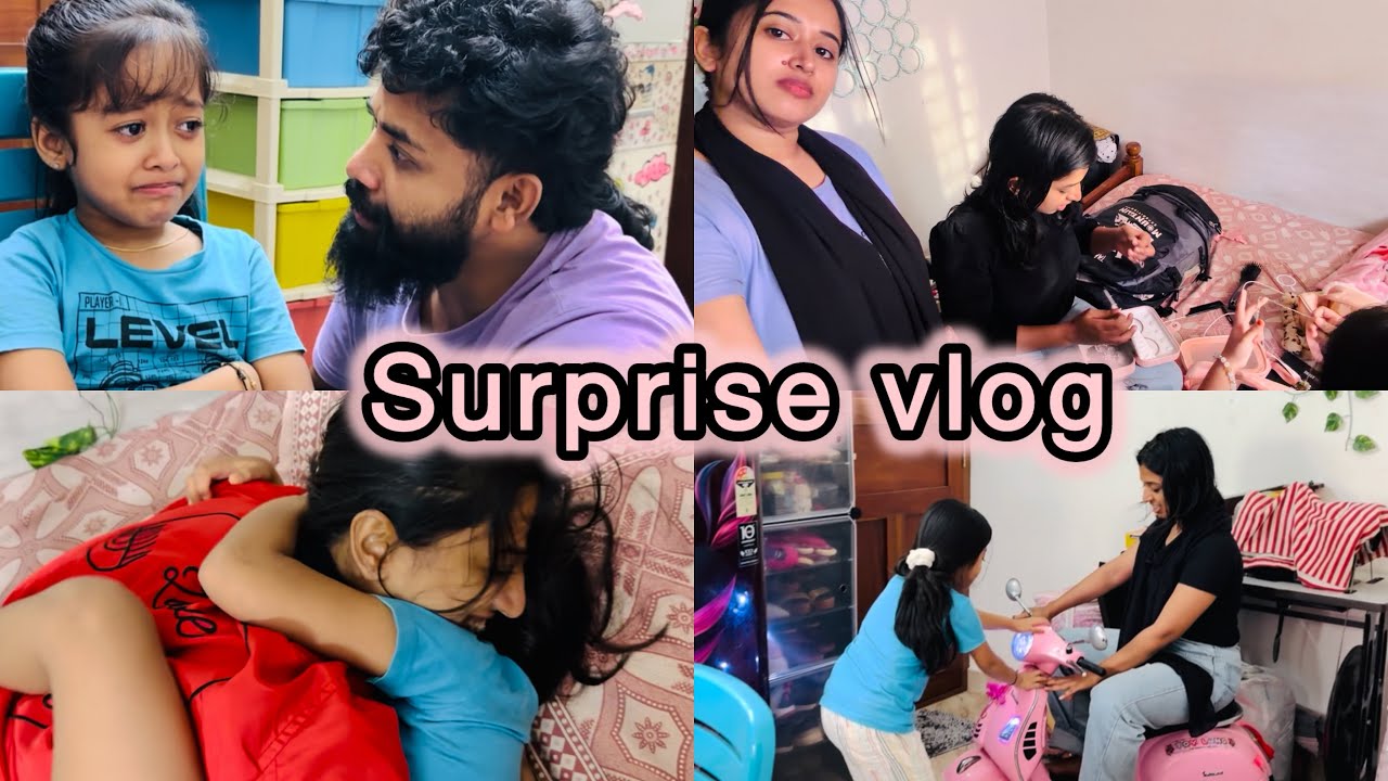 Unboxing luggage 🧳 surprise to malutty🥹iftar day in my life🌙sehri to iftar vlog✨#malutty #shanumubi 
