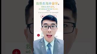 Я хочу учиться за границей 我想去海外留学#learnchinese #Учитькитайский #Chinesischlern