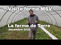 Visite de ferme msv  la ferme de terre dcembre 2022