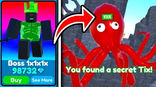 SECRET TIX!! I FOUND A SECRET TIX AND I GOT BOSS 1x1x1x | Toilet Tower Defense