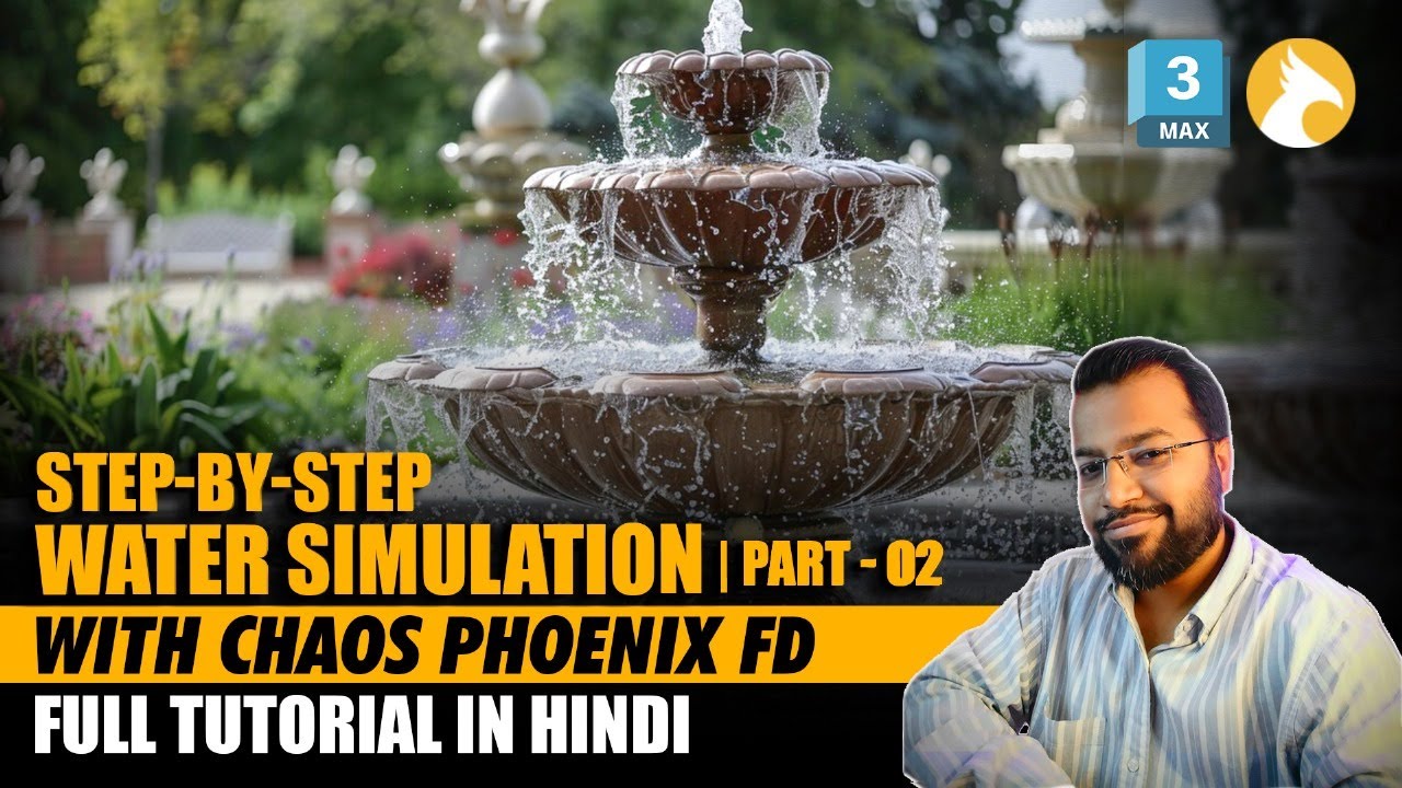 Realistic Pani Ka Jadoo 🔥💦 | Phoenix FD Fountain Water Simulation ...