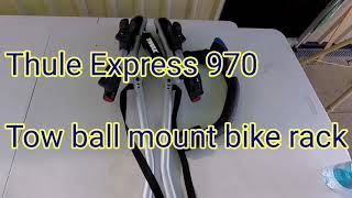 Thule Tow Bar Ball Mount Bike Rack 970 Express
