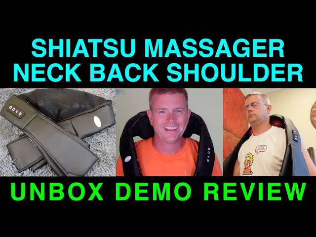 MoCuishle Shiatsu Back Shoulder and Neck Massager REVIEW 