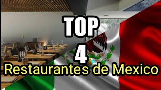 los 4 MEJORES restaurantes de MEXICO