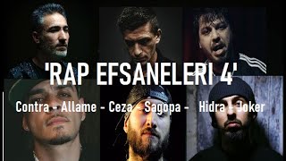 'RAP EFSANELERI 4' - Contra ft. Allame ft. Joker ft. Hidra ft. Sagopa Kajmer ft. Ceza Resimi