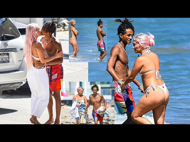 Jaden Smith and girlfriend Sab Zada packed on some PDA during a trip to  Malibu Beach on Friday. We've got more pics of the cute couple over…