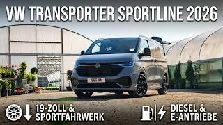 2026 Vw Transporter Sportline Sportlicher Denn Je