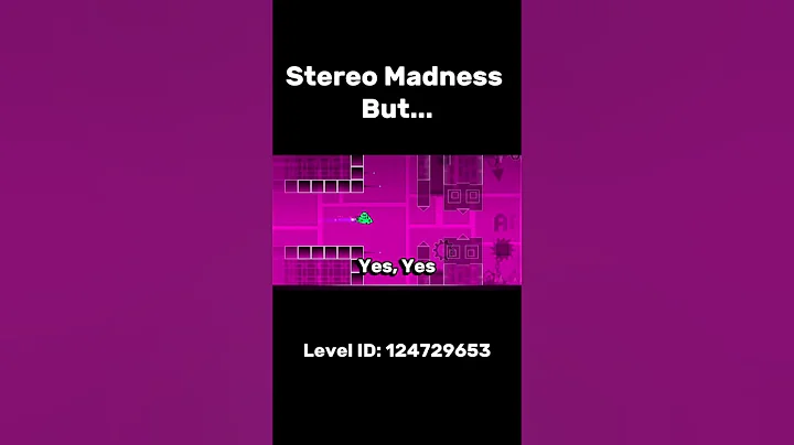 Stereo Madness but.... #shorts #gd #geometrydash