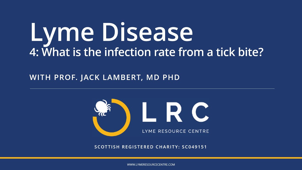 Lyme Disease - Small Bites for GPs 4: What is the infection rate from a tick bite?