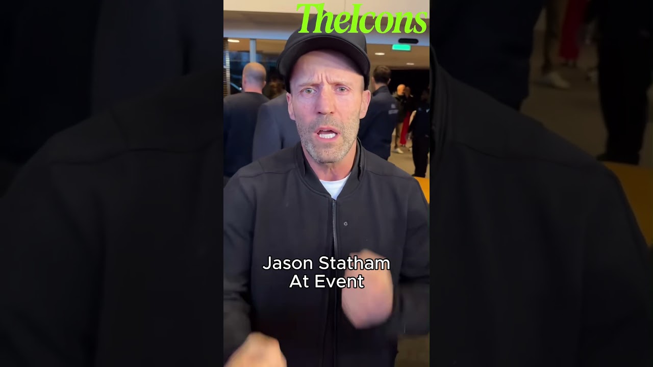 Jason Statham At A Movie Premiere With His Team🥊