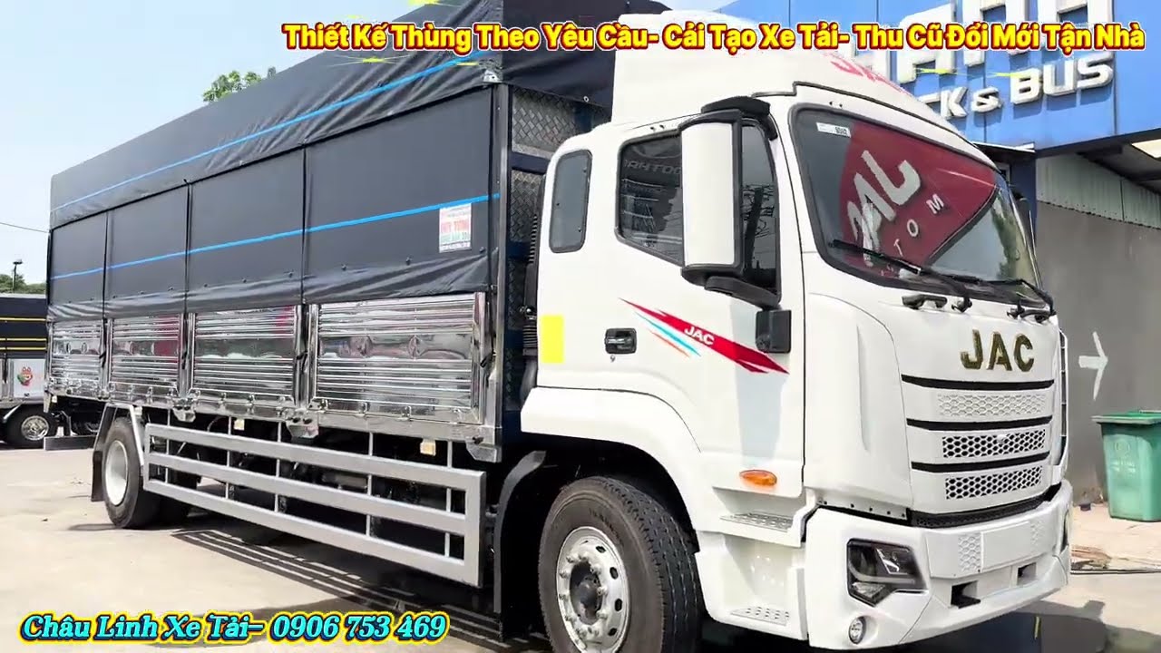 Hoàn Thành Siêu Phẩm JAC Dawos Nóc Thấp Cho Gia Đình Anh Bình Đắk Lắk- Tải Trọng 8T7 Thùng Dài 8m2.