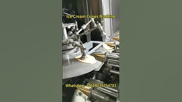 Efficient Ice Cream Cones Machine for You to Make Perfect Ice Cream Cones🍦✨