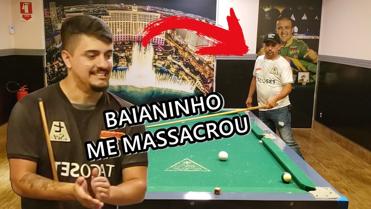 Baianinho de Mauá e Danilo Gentili do The Noite na Mesa de Sinuca