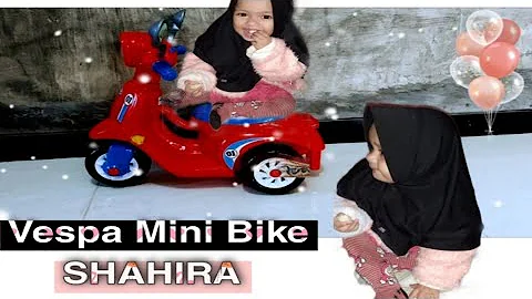Review Vespa Baru Shahira || Mini Bike Shahira Fro...