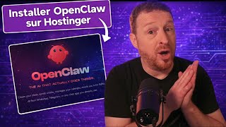 Comment installer et utilise OpenClaw (ClawdBot) sur un VPS Hostinger