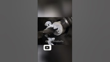 Manufacturing of a fluoroplastic bushing on a lathe #lathe #cnc #process