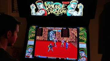 Double Dragon Arcade Cabinet MAME Playthrough w/ Hypermarquee