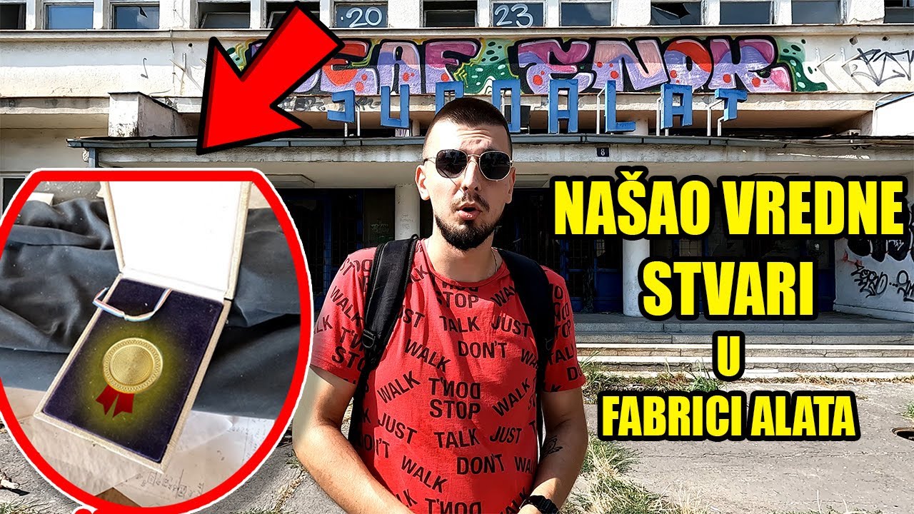 NAŠAO VREDNE STVARI U NAPUŠTENOJ FABRICI ALATA (JUGOALAT)