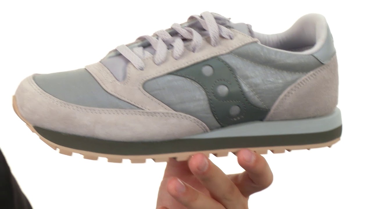 saucony originals jazz windbreaker grigio