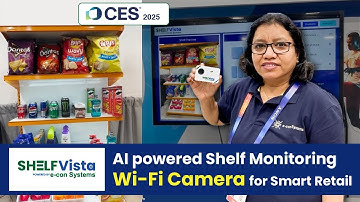 AI Powered Shelf Monitoring WiFi Camera for Smart Retail Management | e-con Systems