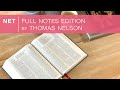 NET Full Notes Edition Bible Review 