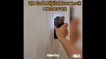 QR Lock + RFID Card for Hotel, Condo, Apartment, Offices