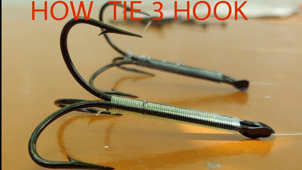 how tie 3 hook for big fish catch, singhshikar fishing, for 3 hook  fishing