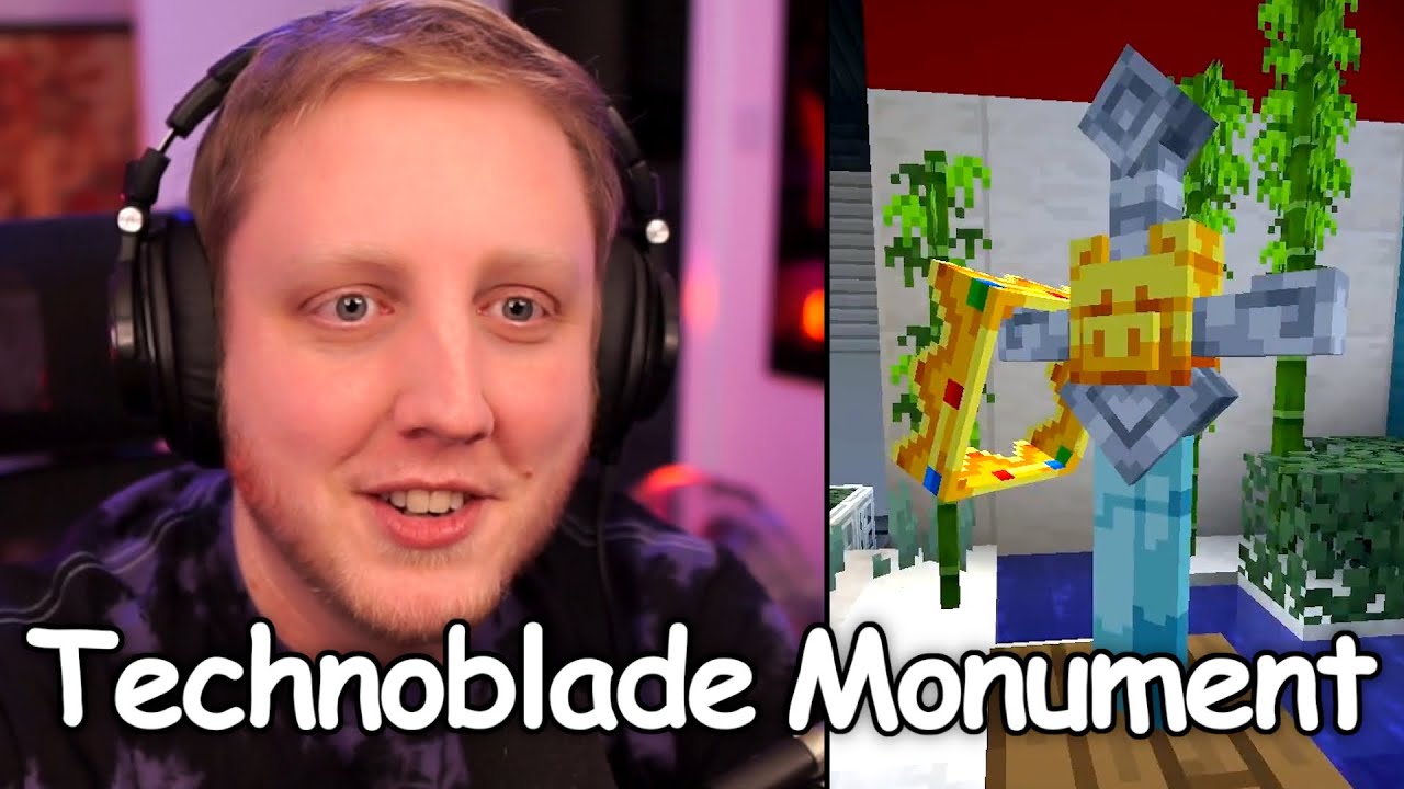 Minecraft r Philza builds memorial for Technoblade in-game