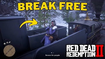 How To Break Free in Red Dead Redemption 2 | Reverse The Grapple RDR2 Train Mission