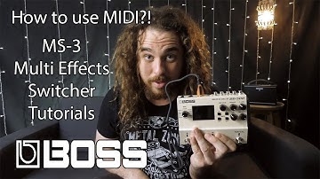 Boss MS-3 - How to use MIDI