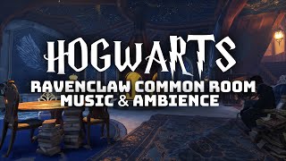 Cozy Day/Night in Ravenclaw Common Room with Music playing in another room | Harry Potter Ambience