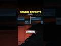 VIRAL SOUND EFFECTS For Video Editing Shorts 