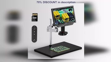A must-have product! TOMLOV 4K Autofocus Microscope TM4K-AF Max 10.1" HDMI Digital Microscopes 64G